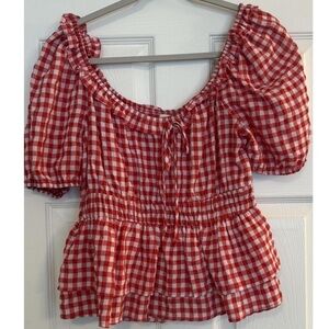 Gingham Top
